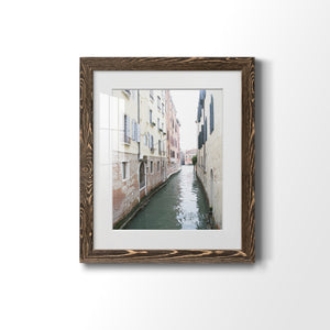 Venice Canal II - Premium Framed Print - Distressed Barnwood Frame - Ready to Hang