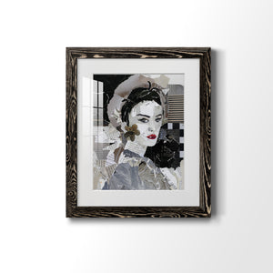 Runway Pause - Barnwood Framed Art Print
