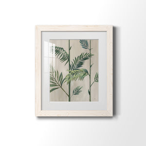 Modern Fronds II - Barnwood Framed Art Print