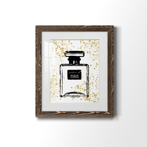 Glitter Perfume I - Barnwood Framed Art Print