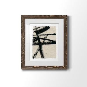 Lines Crossed III - Premium Framed Print - Distressed Barnwood Frame - Ready to Hang