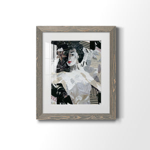 Runway Star - Barnwood Framed Art Print