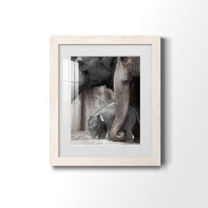 Family Moment - Barnwood Framed Art Print