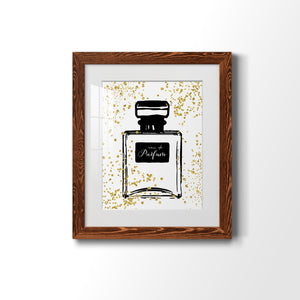 Glitter Perfume II - Barnwood Framed Art Print