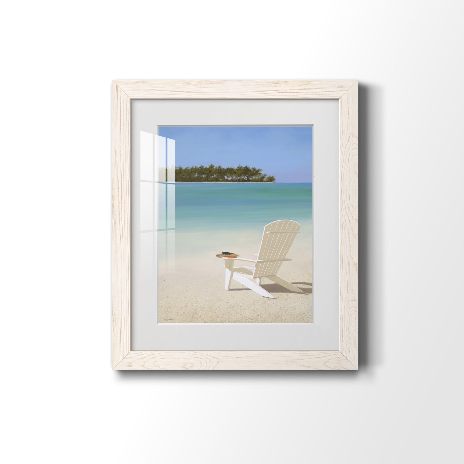 Beachfront Property - Barnwood Framed Art Print