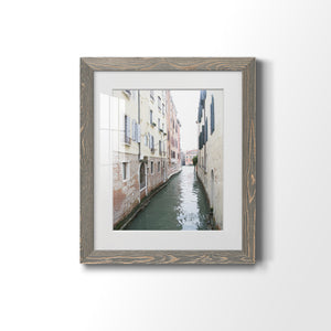 Venice Canal II - Premium Framed Print - Distressed Barnwood Frame - Ready to Hang