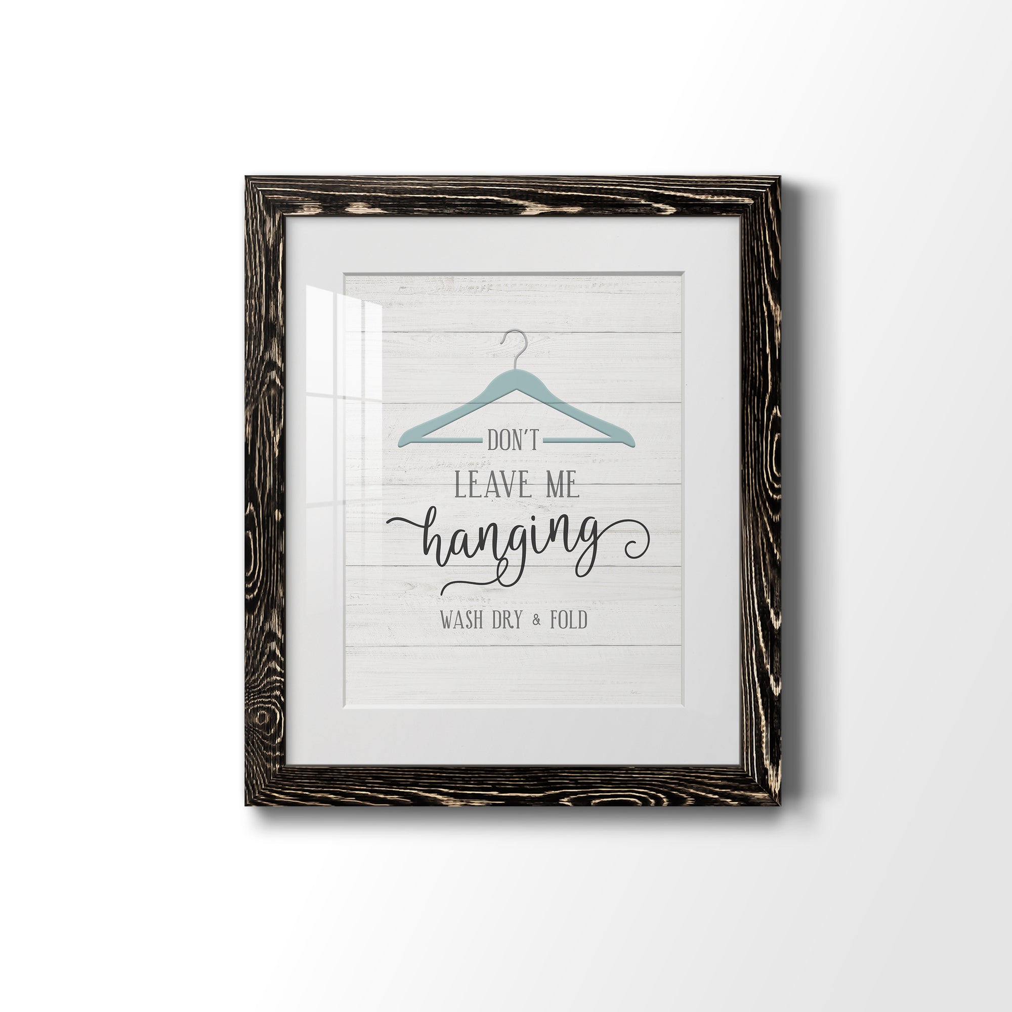 Don't Leave - Premium Framed Print - Distressed Barnwood Frame - Ready to Hang