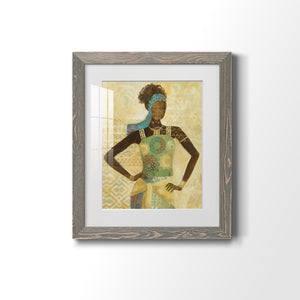 Tribal Vision I - Barnwood Framed Art Print