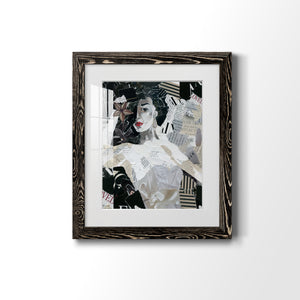 Runway Star - Barnwood Framed Art Print