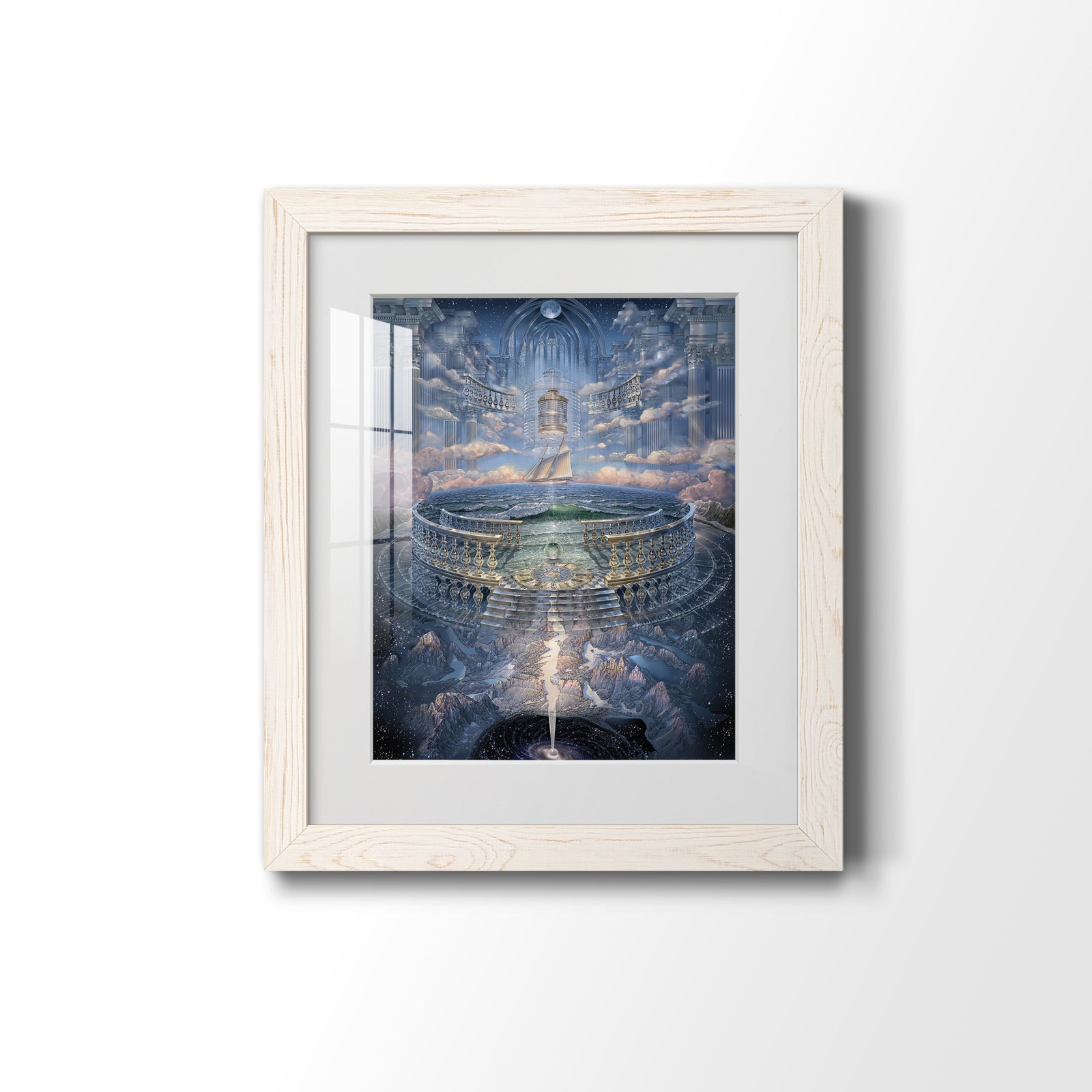 Solace II - Barnwood Framed Art Print