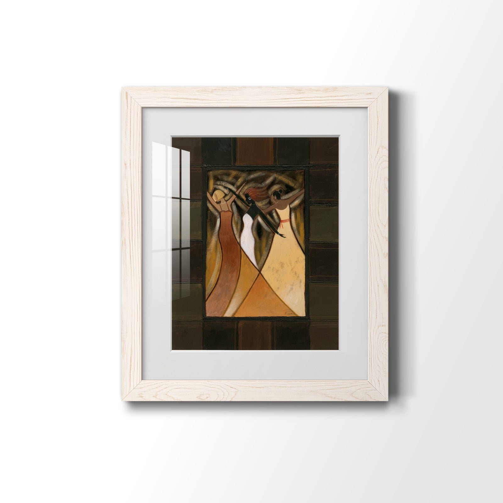 Divine Grace II - Barnwood Framed Art Print