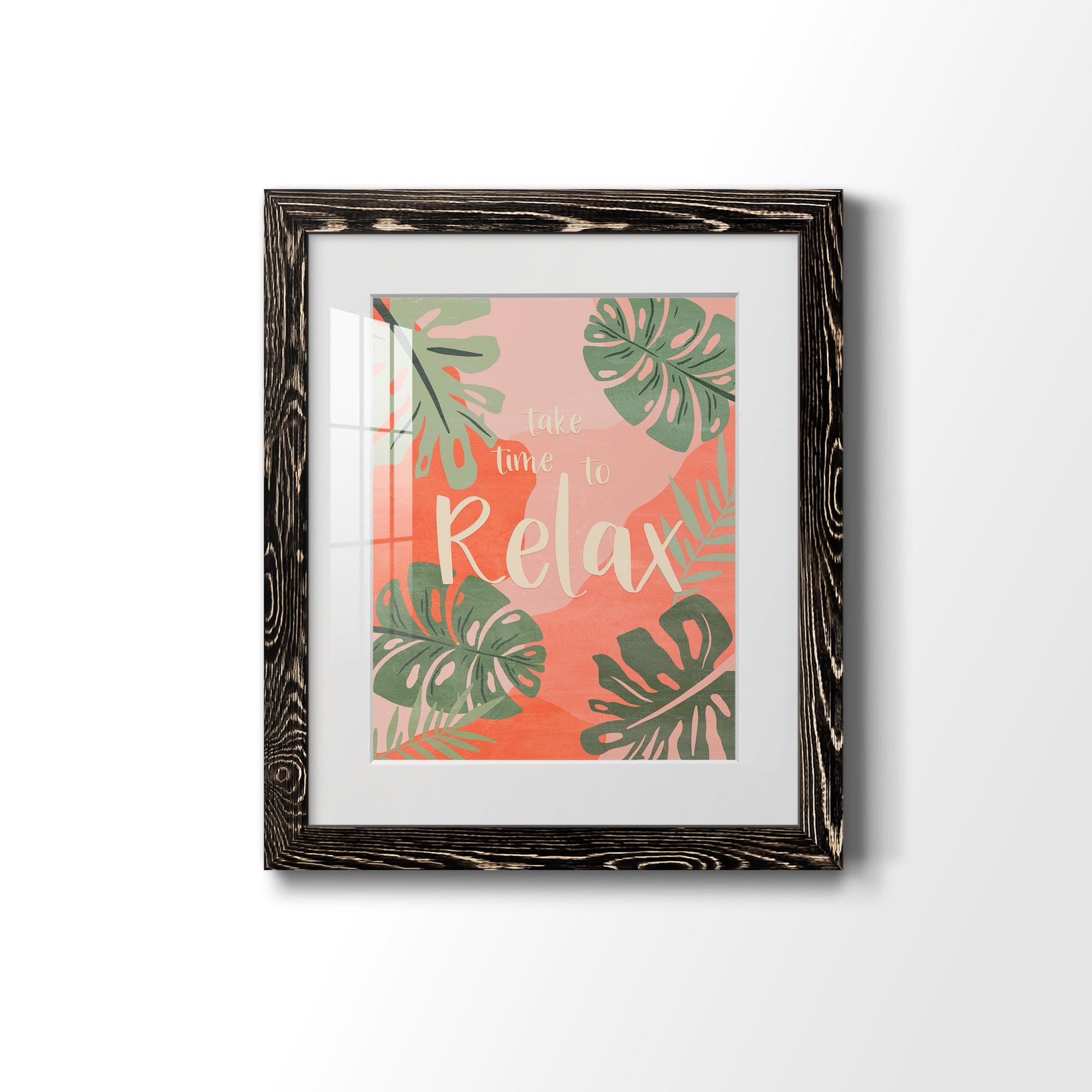 Take Time - Premium Framed Print - Distressed Barnwood Frame - Ready to Hang