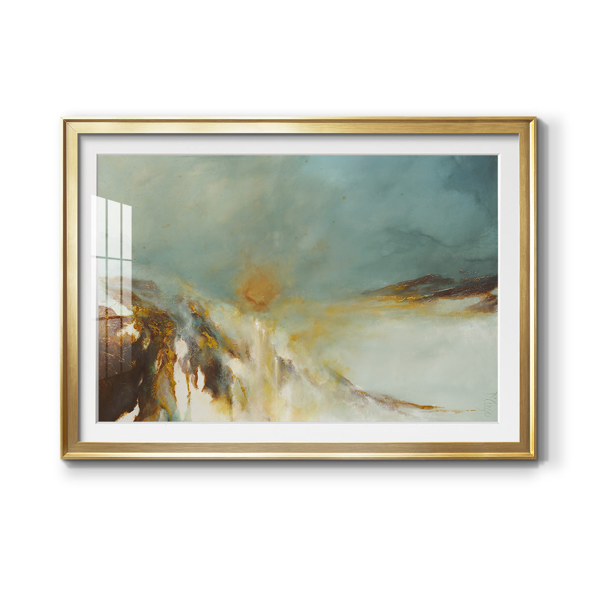 Terra Sol - Modern Framed Art Print