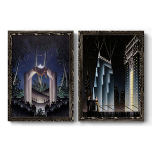 Deco Paradise - Premium Framed Canvas 2 Piece Set - Ready to Hang