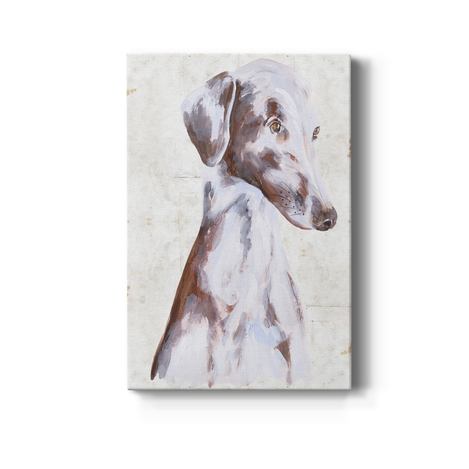 Sitting Dog II - Canvas Art Print