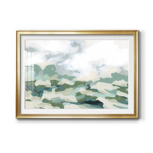Verdant Hillside II - Modern Framed Art Print
