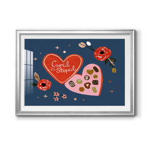 Happy Galentine II - Modern Framed Art Print