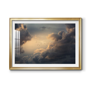 Soaring High Above - Modern Framed Art Print
