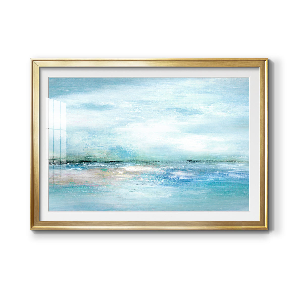 Silhouette Sunset - Modern Framed Art Print