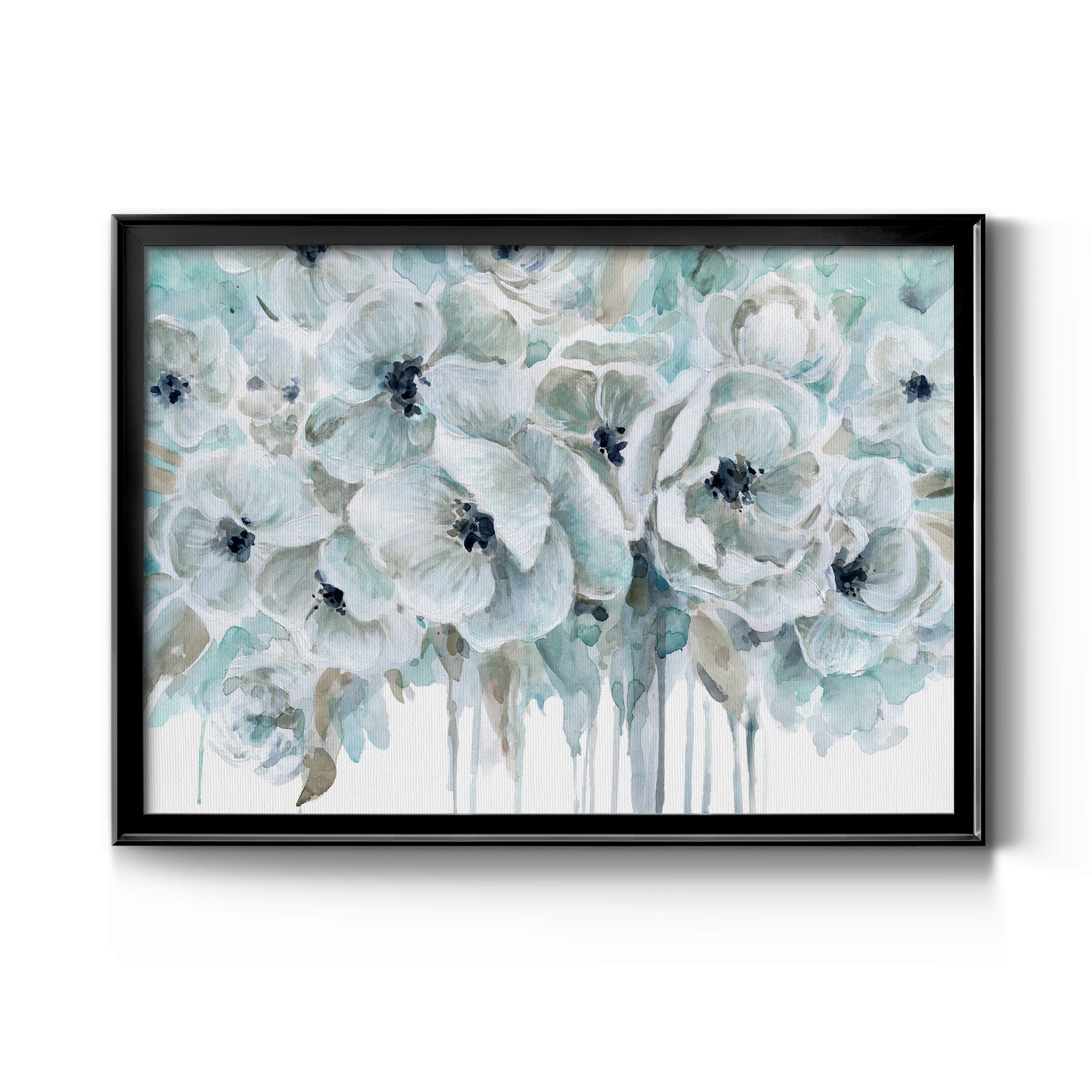 Teal Harmony II Premium Classic Framed Canvas - Ready to Hang