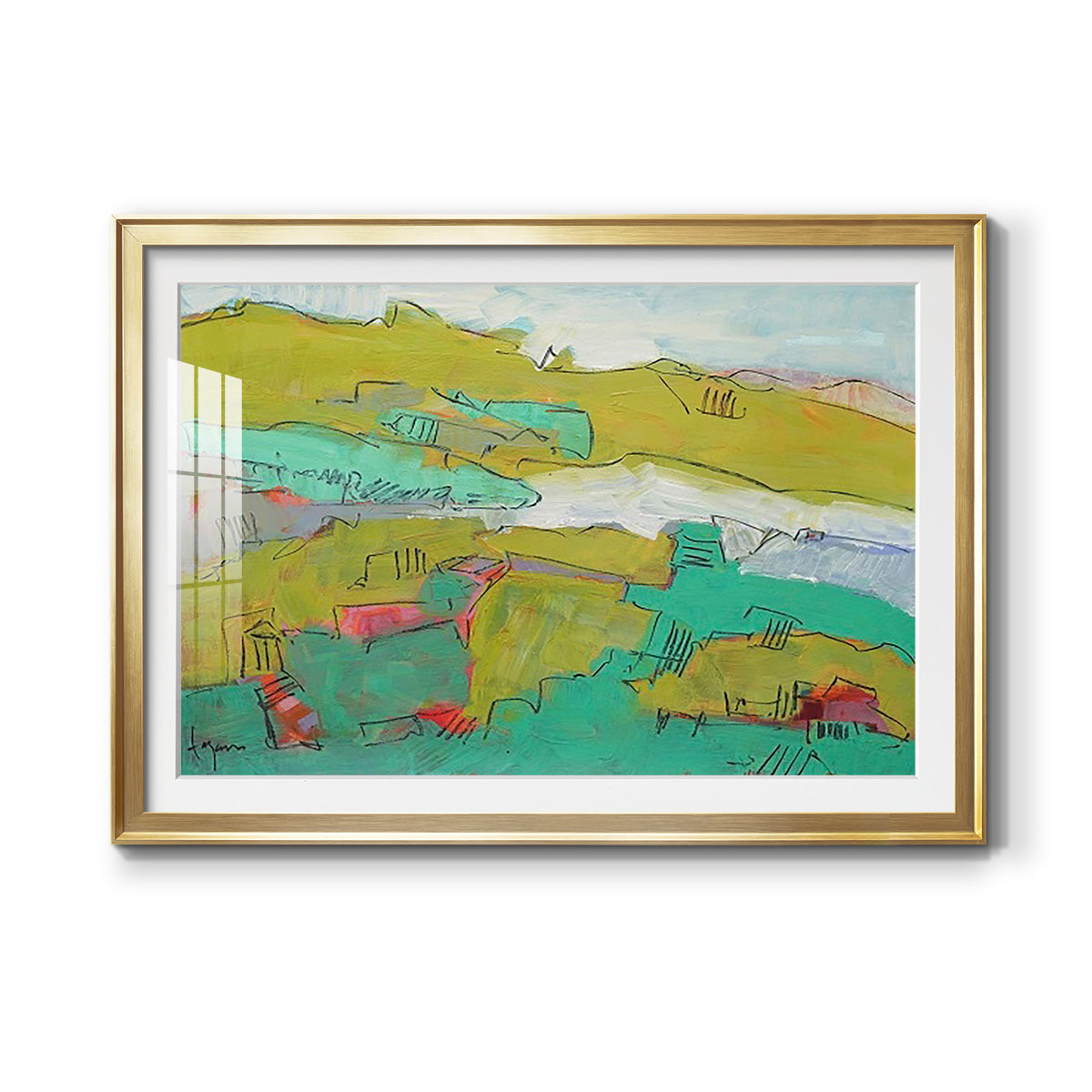 Carry No Secrets - Modern Framed Art Print