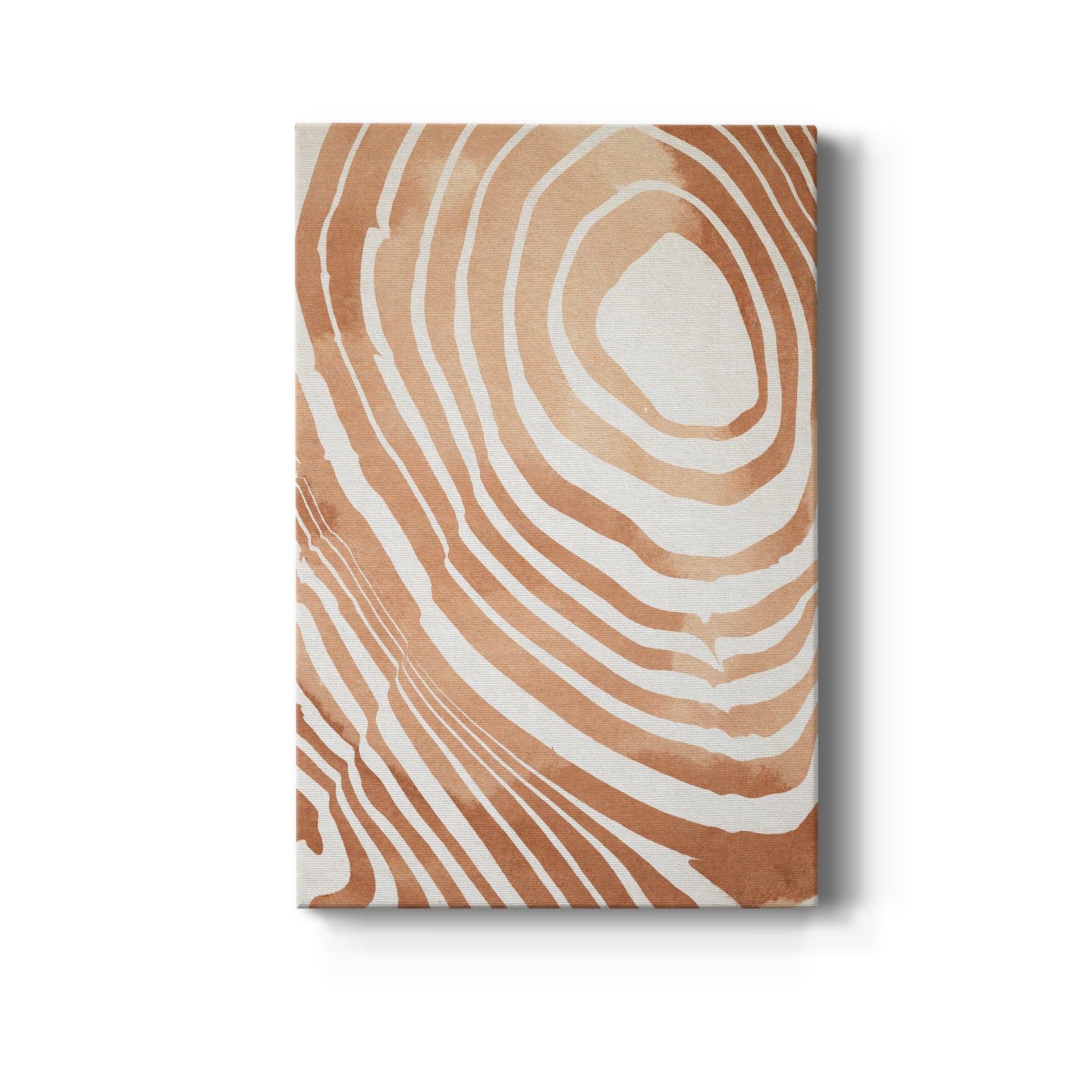 Wood Grain Suminagashi IV - Canvas Art Print
