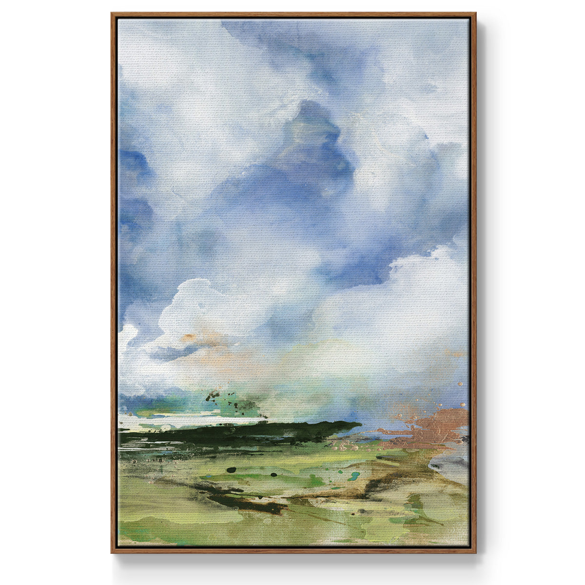 Spring Air II - Framed Premium Gallery Wrapped Canvas L Frame - Ready to Hang