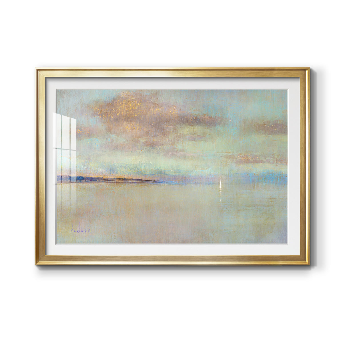 August Morning - Modern Framed Art Print