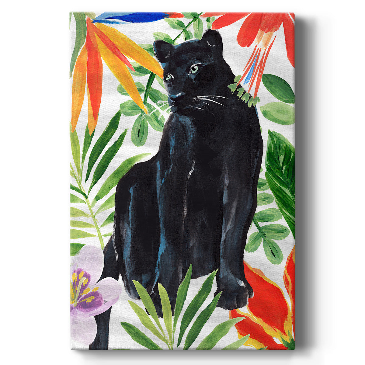 Panther's Paradise I - Canvas Art Print