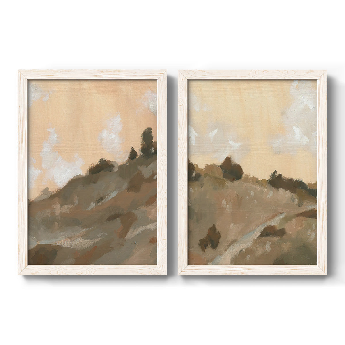 Hillside Walking Path III - Premium Framed Canvas 2 Piece Set - Ready to Hang