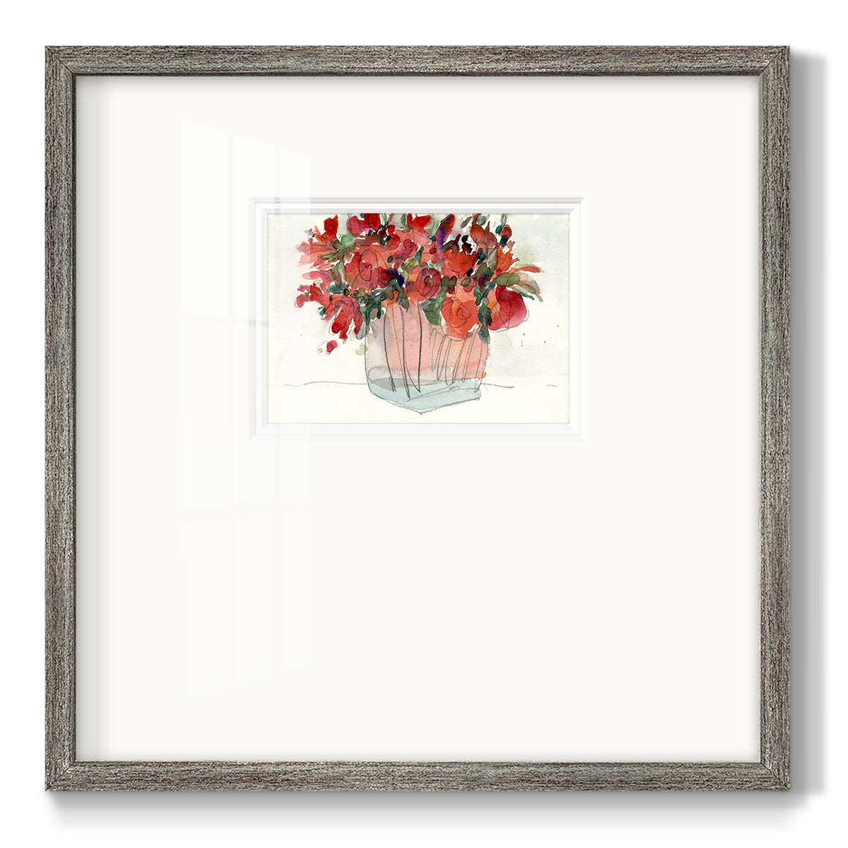 The Small Bunch II Premium Framed Print Double Matboard