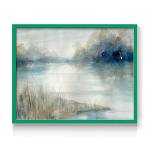 42053,watercolor,landscape,serene,reflection,river,dawn,mist,greenery,tranquility,calm,nature,peaceful,art,brushstrokes,sky,water,scenery,outdoor,riverbank,colors,light,softness,beauty,environment,subtle,composition,texture,stillness,horizon,morning,blue,shades,natural,creative,peacefulness,palette,tranquil,development,Re-stickable,Abstract