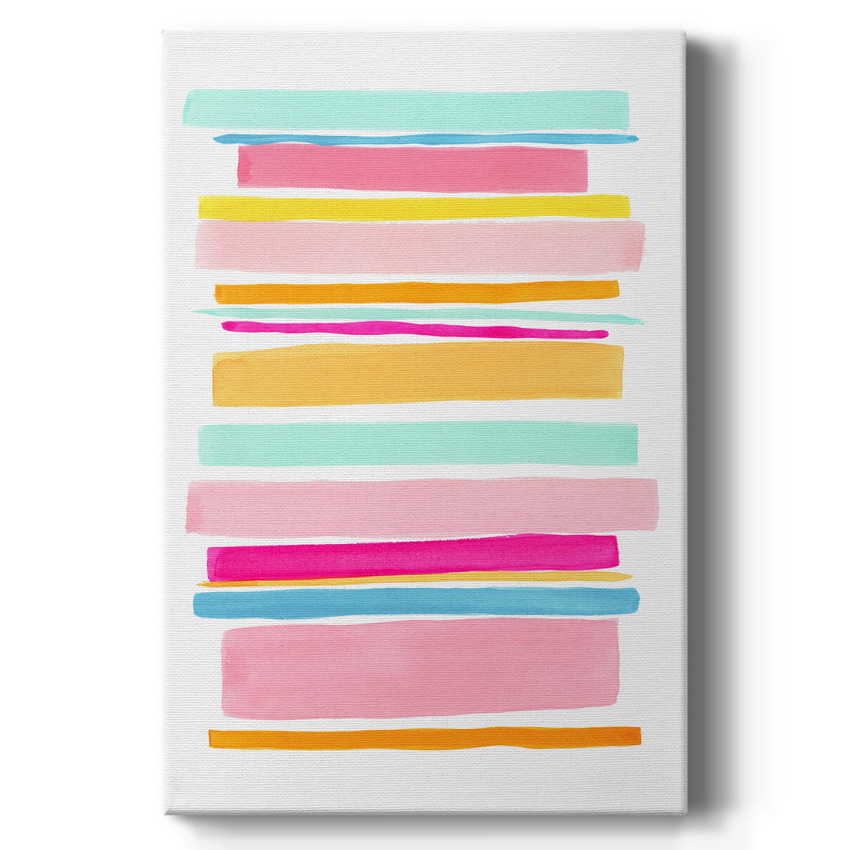 Summer Stripes II Premium Gallery Wrapped Canvas - Ready to Hang