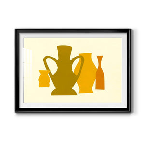 Posing Pottery I - Modern Framed Art Print