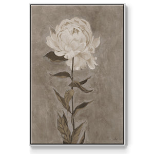 Pretty as a Peony I - Framed Premium Gallery Wrapped Canvas L Frame - Ready to Hang