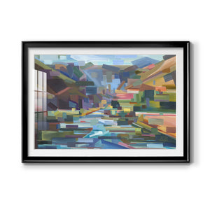 Pieces of Yakima Canyon Premium Framed Print - Ready to Hang