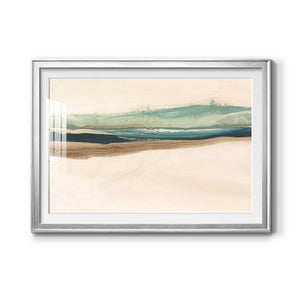 Layered Horizon II - Modern Framed Art Print