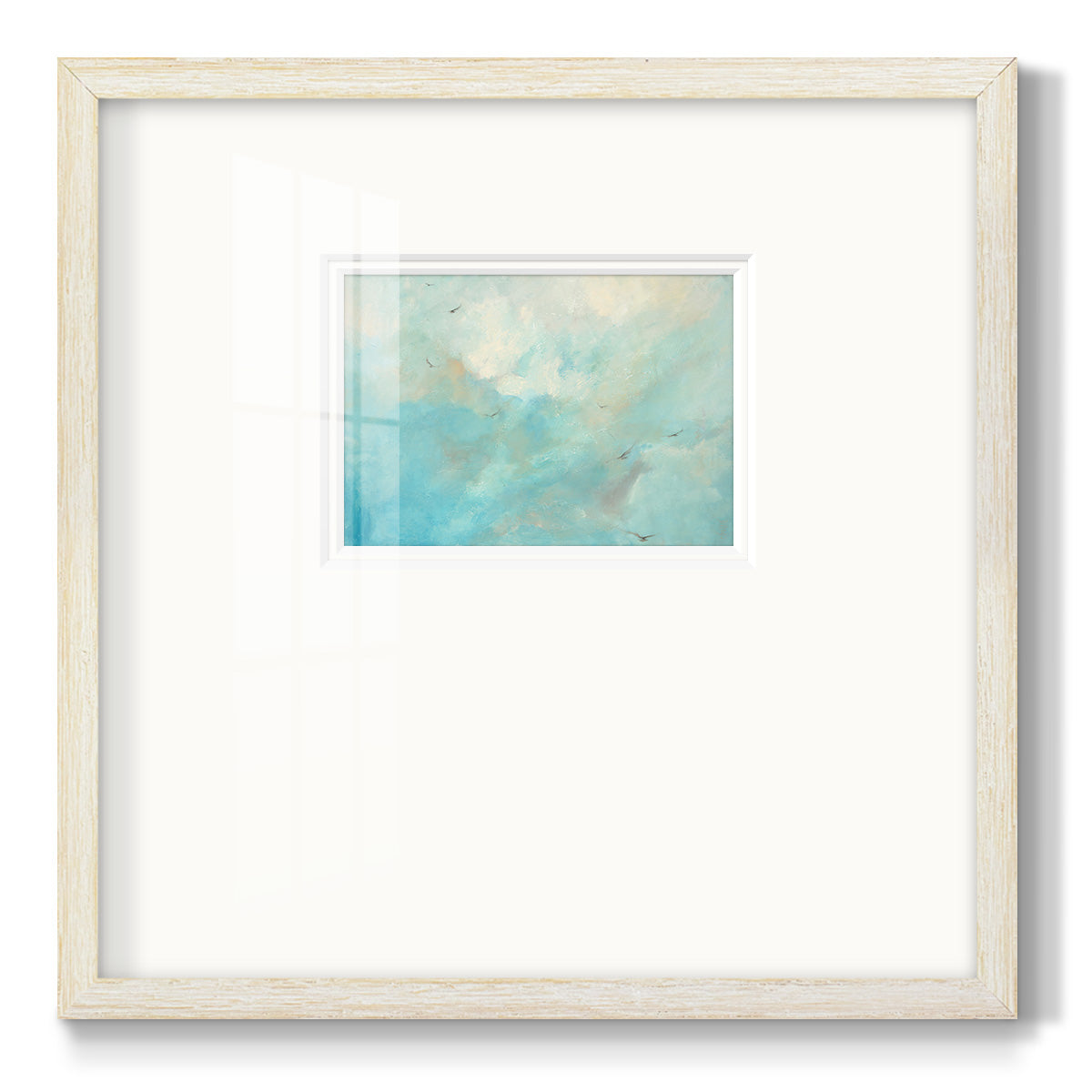 Flying Home - Premium Framed Print Double Matboard