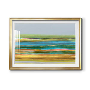 Parallel Striae II - Modern Framed Art Print