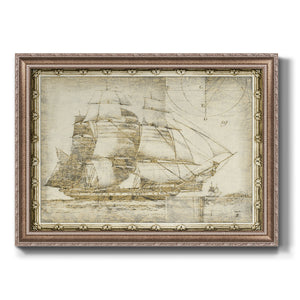 Ghost Ship I Premium Framed Canvas- Ready to Hang