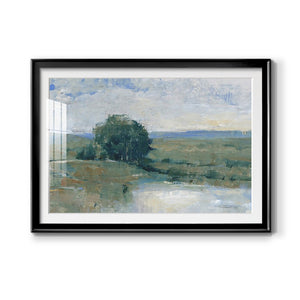 Riverbank Impression I - Modern Framed Art Print