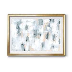 Stone Hatchmarks II - Modern Framed Art Print