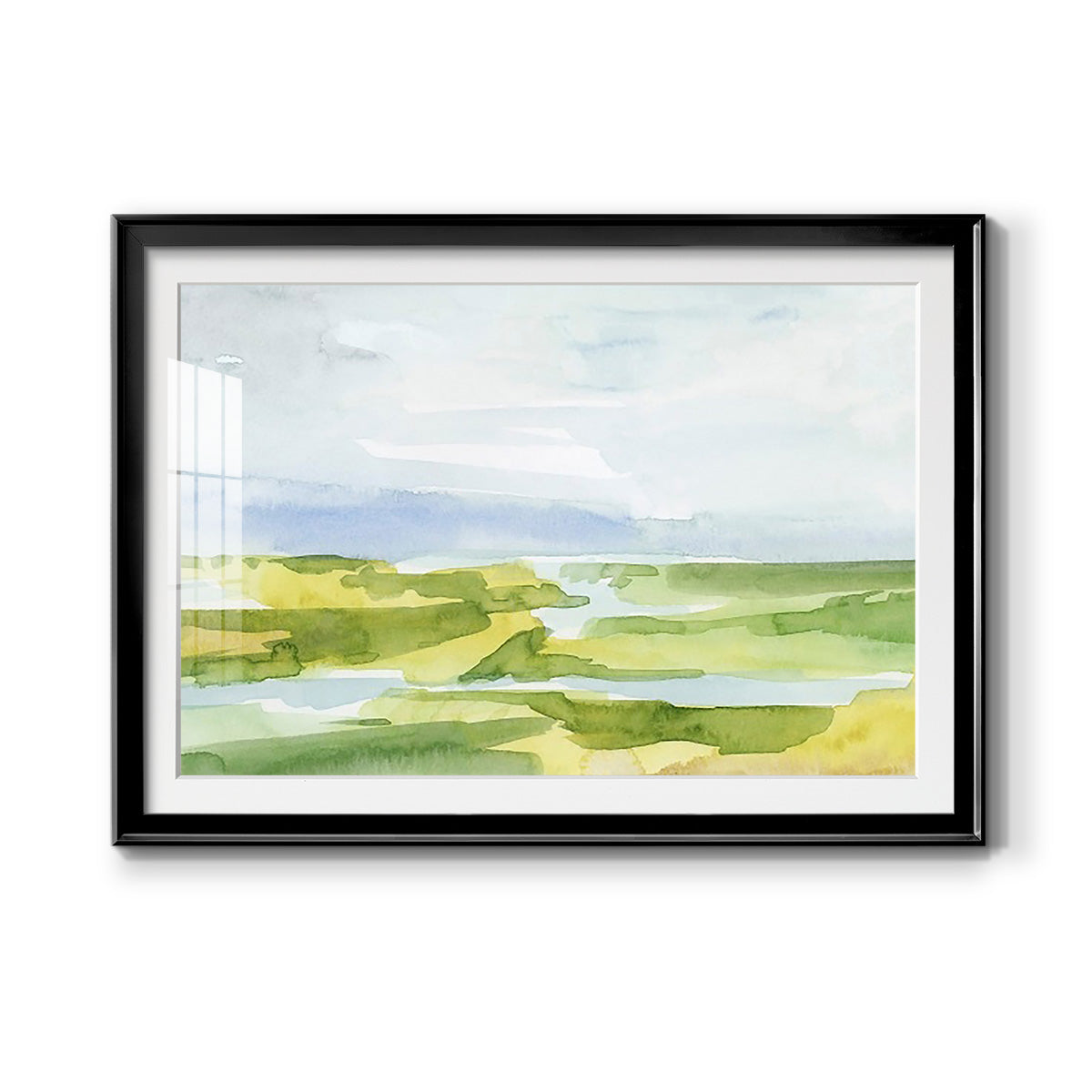 Watery Lowlands III Premium Framed Print - Ready to Hang