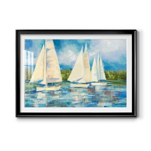Clear Sailing - Modern Framed Art Print