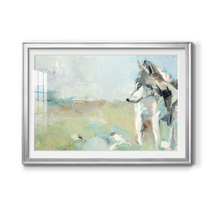 Lone Wolf - Modern Framed Art Print