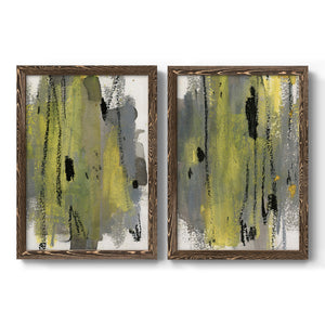 Loft Pastel I - Barnwood Framed Canvas Set