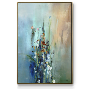 Current Air I - Framed Premium Gallery Wrapped Canvas L Frame - Ready to Hang