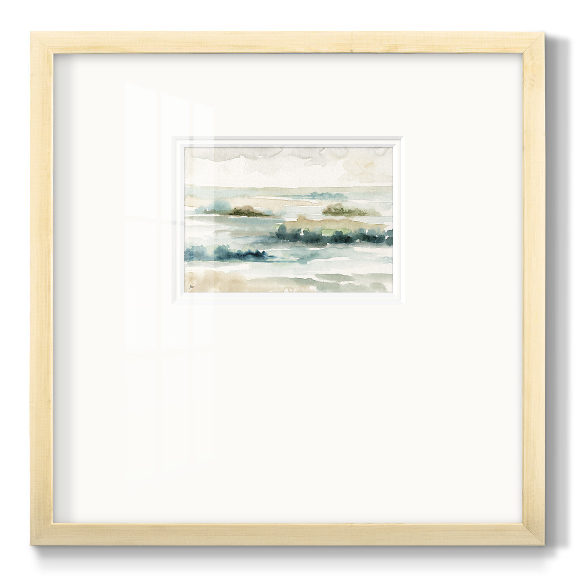 Pastel Panorama Premium Framed Print Double Matboard