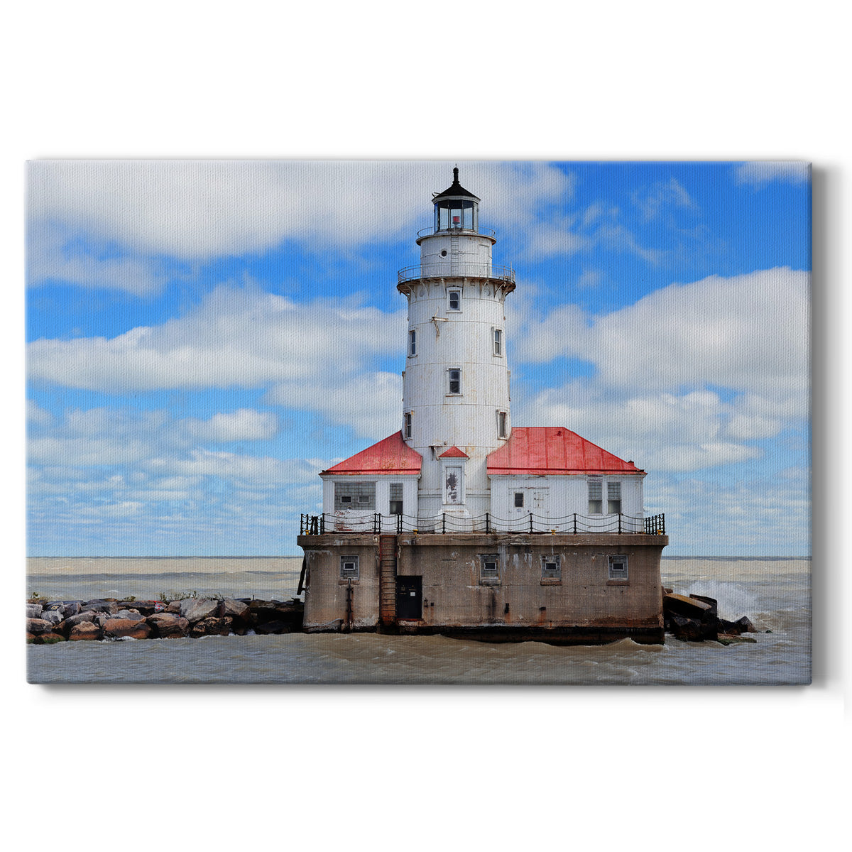 Chicago Harbor Lighthouse - Canvas Art Print
