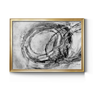 Infinity Rings I - Modern Framed Canvas Print